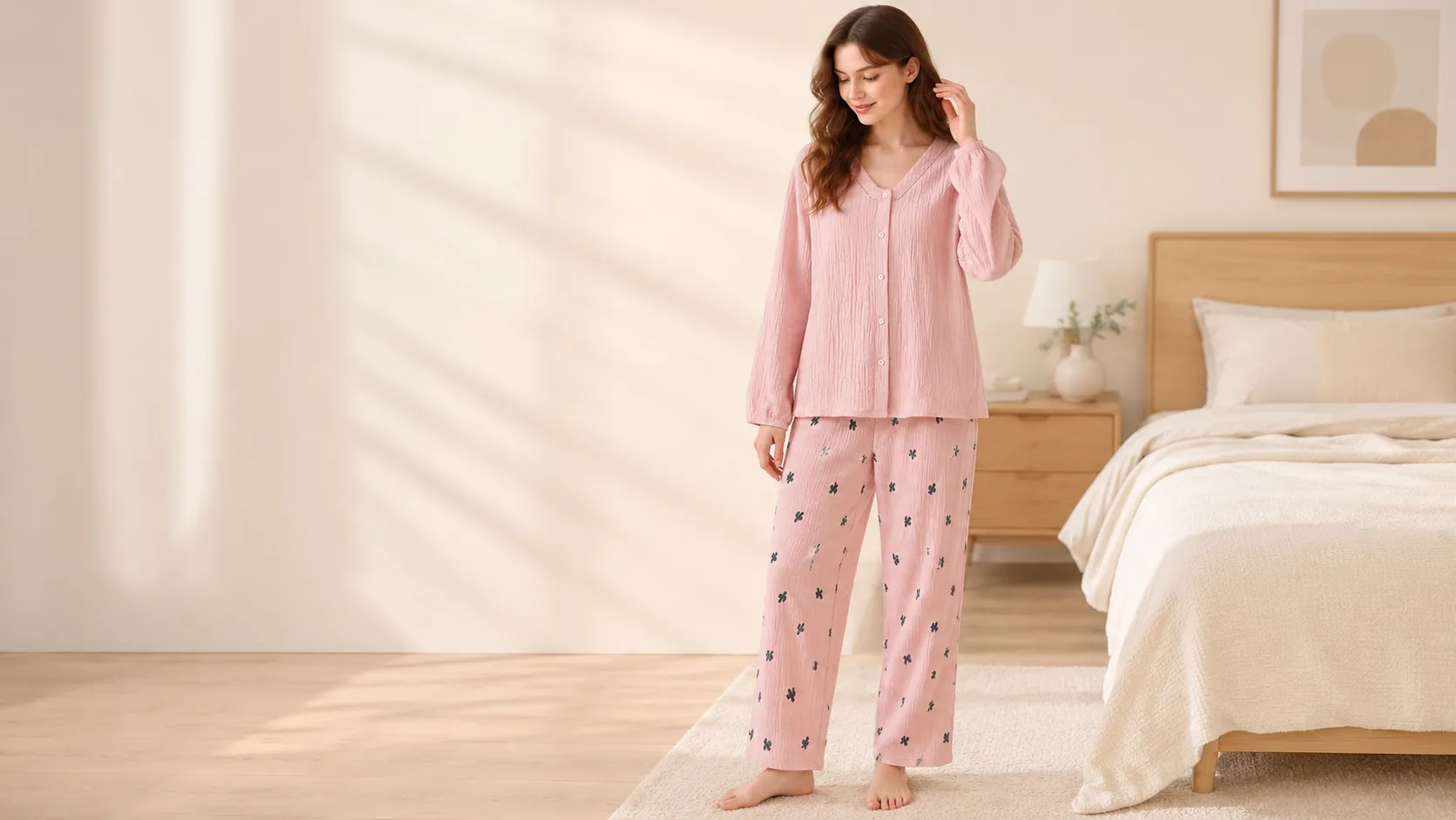 Yume pajama cactus print lookbook